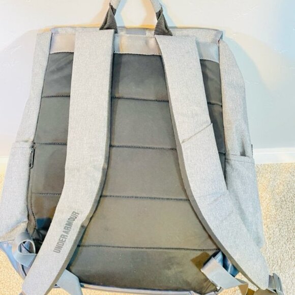 Under Armour Downtown Pack/Laptop Back Pack/Baby Bag, Heather Gray - Picture 2 of 8